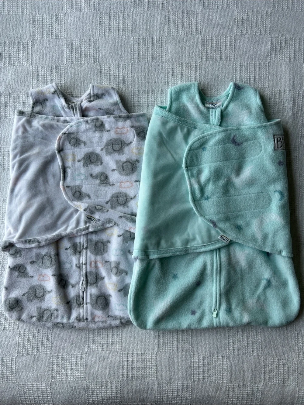 2 Halo Sleepsack Sleeveless Swaddle Newborn size